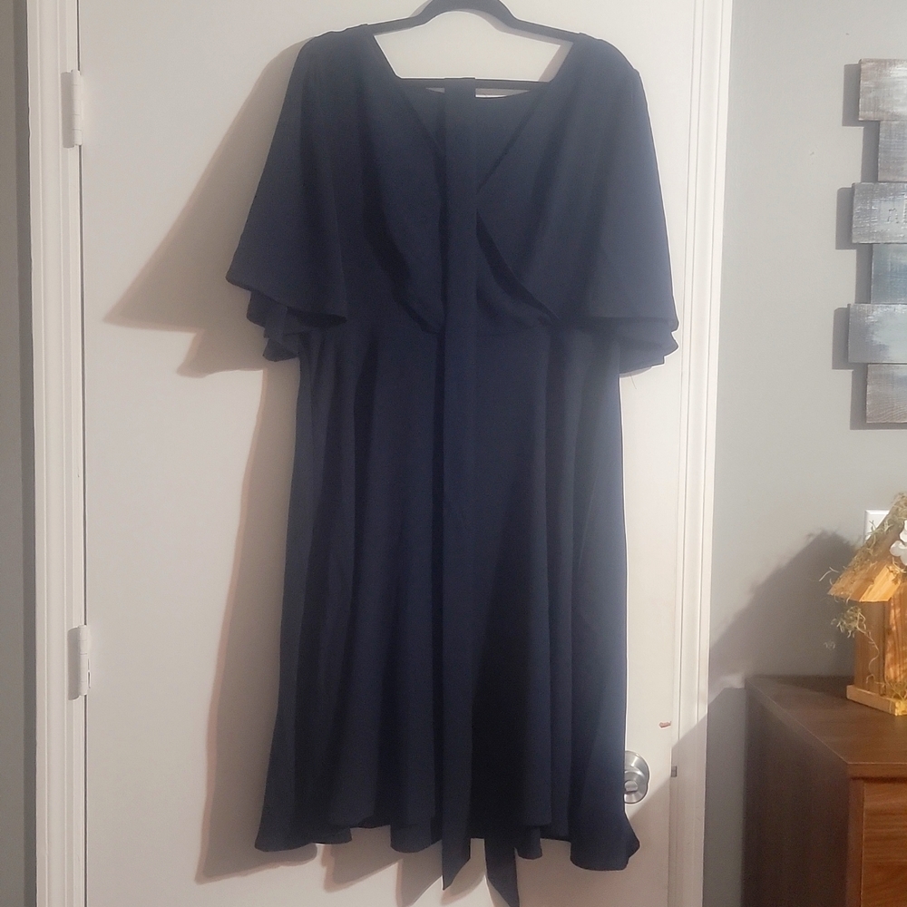 Shein navy blue dress